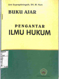 Image of BUKU AJAR PENGANTAR ILMU HUKUM