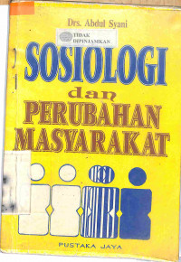 Image of SOSIOLOGI DAN PERUBAHAN MASYARAKAT