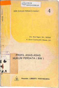 Image of PROFIL ASAS-ASAS HUKUM PERDATA (BW)