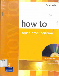 Image of HOW TO TEACH PRONUNCIATION