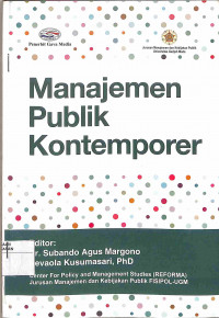 Image of MANAJEMEN PUBLIK KONTEMPORER