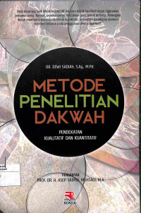 Image of METODE PENELITIAN DAKWAH  Pendekatan Kualitatif dan Kuantitatif