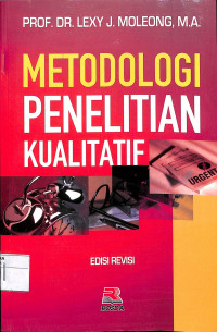 Image of METODOLOGI PENELITIAN KUALITATIF