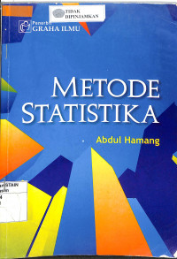 Image of METODE STATISTIKA