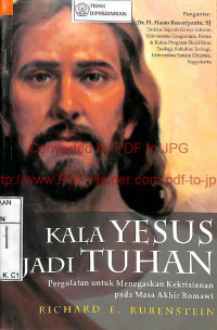 Image of KALA YESUS JADI TUHAN