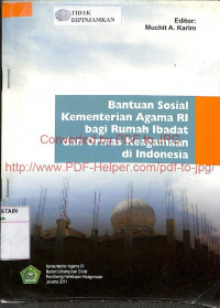 Image of BANTUAN SOSIAL KEMENTERIAN AGAMA RI BAGI RUMAH IBADAT DAN ORMAS KEAGAMAAN DI INDONESIA