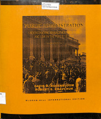 Image of PUBLIC ADMINISTRATION : Understanding Management, Politics, and law in The ublic Sector