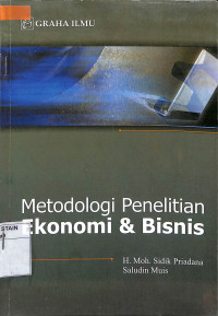 Image of METODOLOGI PENELITIAN EKONOMI & BISNIS