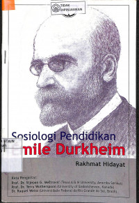 Image of SOSIOLOGI PENDIDIKAN EMILE DURKHEIM