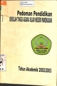Image of PEDOMAN PENDIDIKAN SEKOLAH TINGGI AGAMA ISLAM NEGERI PAMEKASAN