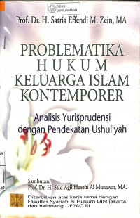 Image of PROBLEMATIKA HUKUM KELUARGA ISLAM KONTEMPORER