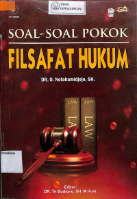 Image of SOAL-SOAL POKOK FILSAFAT HUKUM