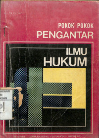 Image of POKOK-POKOK PENGANTAR ILMU HUKUM