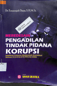 Image of MEREDESAIN PENGADILAN TINDAKAN PIDANA KORUPSI