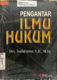 Image of PENGANTAR ILMU HUKUM