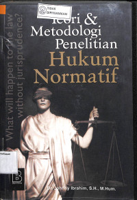 Image of TEORI DAN METODOLOGI PENELITIAN HUKUM NORMATIF