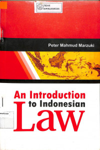 Image of AN INTRODUCTION TO INDONESIAN LAW