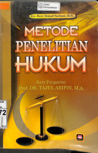Image of METODE PENELITIAN HUKUM