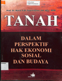 Image of TANAH DALAM PERSPEKTIF HAK EKONOMI SOSIAL DAN BUDAYA