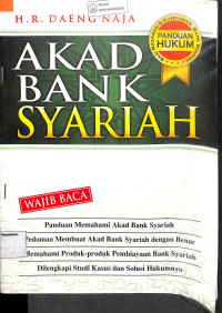 Image of AKAD BANK SYARIAH: Panduan Hukum bagi Nasabah & Karyawan Bank Syariah