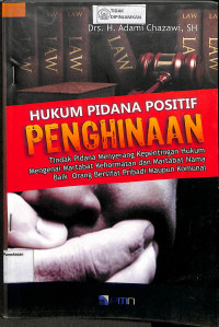 Image of HUKUM PIDANA POSITIF PENGHINAAN