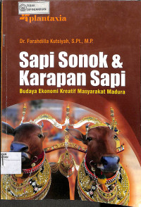 Image of SAPI SONOK & KARAPAN SAPI : Budaya Ekonomi Kreatif Masyarakat Madura