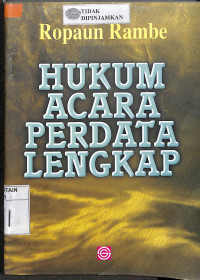 Image of HUKUM ACARA PERDATA LENGKAP