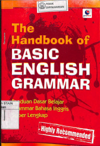 Image of THE HANDBOOK OF BASIC ENGLISH GRAMMAR : Panduan Dasar Belajar Grammar Bahas Inggris