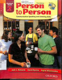 Image of PERSON TO PERSON: Commnicative Speaking and Listening Skills. (Student Book 2)