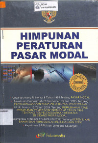 Image of HIMPUNAN PERATURAN PASAR MODAL