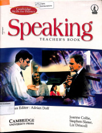 Image of SPEAKING 1; Teacher`s Book