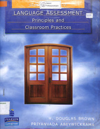 Image of LANGUAGE ASSESSMENT Principles and Classroom Practices