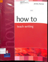 Image of HOW TO TECACH WRITING