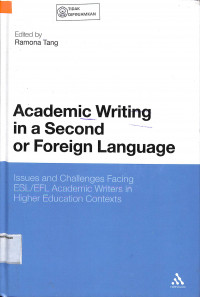Image of ACADEMIC WRITING IN A SECOND OR FOREIGN LANGUAGE