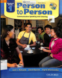 Image of PERSON TO PERSON: Communicate And Listening Skills (Student Book 1)