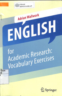 Image of ENGLISH FOR ACADEMIC RESEARCH : Vocabulary Exercises