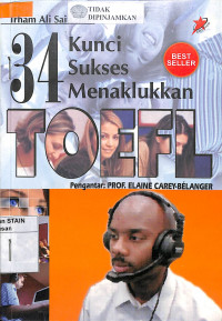 Image of 34 KUNCI SUKSES MENAKLUKKAN TOEFL
