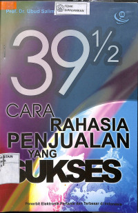 Image of 39 1/2 CARA RAHASIA PENJUALAN YANG SUKSES