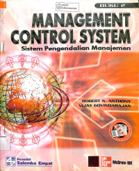 Image of MANAGEMENT CONTR0L SYSTEMS: Sistem Pengendalian Manajemen