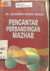 Image of PENGANTAR PERBANDINGAN MAZHAB