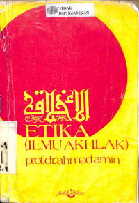 Image of ETIKA = ILMU AKHLAK
