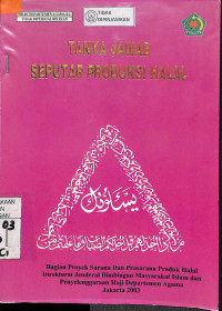 Image of TANYA JAWAB SEPUTAR PRODUKSI HALAL