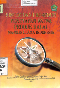 Image of SISTEM DAN PROSEDUR PENETAPAN FATWA PRODUK HALAL MUI