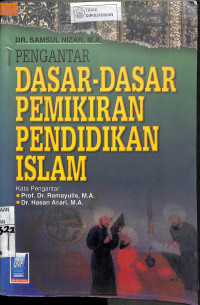 Image of PENGANTAR DASAR-DASAR PEMIKIRAN PENDIDIKAN ISLAM