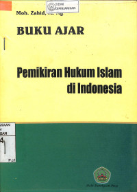 Image of BUKU AJAR PEMIKIRAN HUKUM ISLAM DI INDONESIA