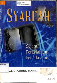 Image of SYARI'AH : Sejarah Perkelahian Pemaknaan