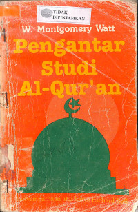 Image of PENGANTAR STUDI AL-QUR'AN: Penyempurnaan atas Karya Richard Bell