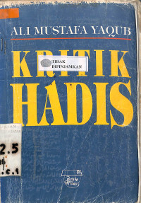 Image of KRITIK HADIS