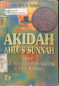 Image of AKIDAH AHLUS SUNNAH Versi Salaf -Khalaf dan Posisi Asy'ariyah di Antara Keduanya