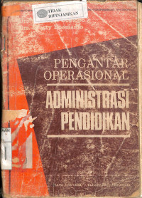 Image of PENGANTAR OPERASIONAL ADMINISTRASI PENDIDIKAN